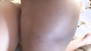 Lusty african stud fucks hot white goddess's tight butt after getting a ORAL SEX