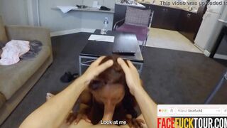 Thin african star exclusively feeds on cum from big dicks
