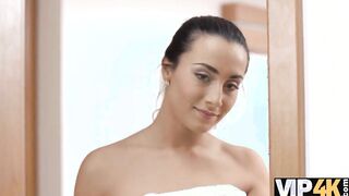 VIP4K. Older man wishes to hook up with dark hair sluts after the shower