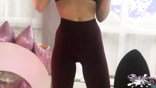 cunt with mouth pleasing after light workout