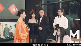 ModelMedia Asia/Family Have Sex-Zhong Wan Bing-MD-0140-three-Best Original Asia Porn Scene
