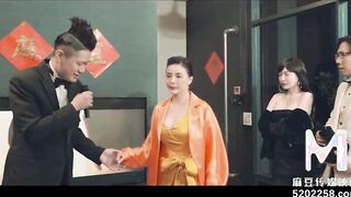 ModelMedia Asia/Family Have Sex-Zhong Wan Bing-MD-0140-three-Best Original Asia Porn Scene