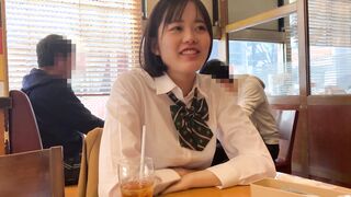 Japanese chick into teen uniform gets her vagina nailed into a hotel. Her natural boobies are great. Hardcore with huge penis. eastern young skank sex movie.