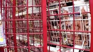 Jada Fire: This african skank fucks inside front of shop customers into point of view