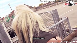 German blonde pick up online for a spontaneous plowed date public