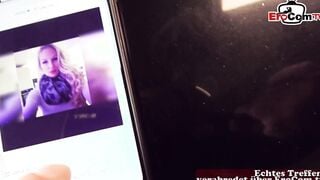 German blonde pick up online for a spontaneous plowed date public