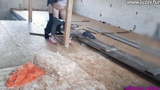 ex-wife pays with sex with a builder