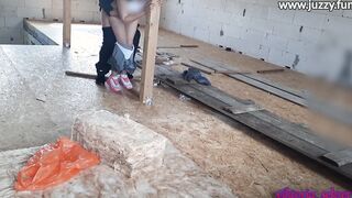 ex-wife pays with sex with a builder