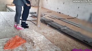 ex-wife pays with sex with a builder