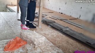 ex-wife pays with sex with a builder