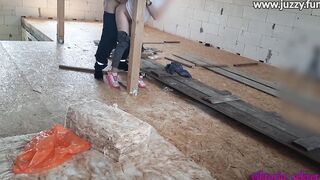 ex-wife pays with sex with a builder