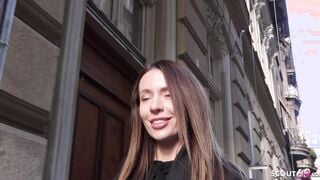 GERMAN SCOUT - SLIM UKRAINIAN milf JULIA PICKUP AND HARD FUCKED AT STREET CASTING