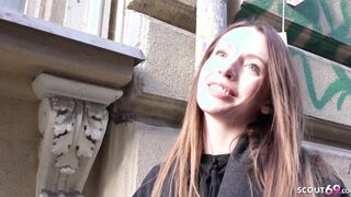 GERMAN SCOUT - SLIM UKRAINIAN milf JULIA PICKUP AND HARD FUCKED AT STREET CASTING