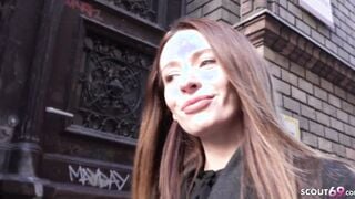 GERMAN SCOUT - SLIM UKRAINIAN milf JULIA PICKUP AND HARD FUCKED AT STREET CASTING