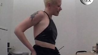BONDAGE Schlampe Solo Masturbation extrem Orgasm