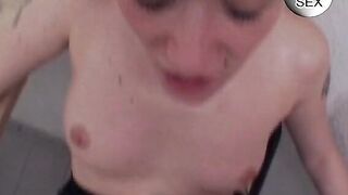 BONDAGE Schlampe Solo Masturbation extrem Orgasm