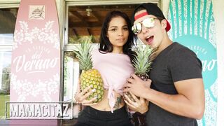 MAMACITAZ - (Mila Garcia, Logan Salamanca) - Crazy Hot Round Hooters Hispanic Barely Legal Wants Penis Into Her Bombshell Twat