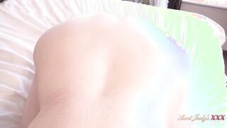 AuntJudysXXX - Your 50yo Big Tit BBW Step-Aunt Rachel Blows Your Dick & Lets You Pounded Her (pov)