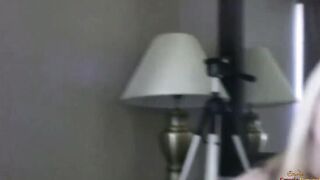 Smoking cigarettes while stripping down on the couch