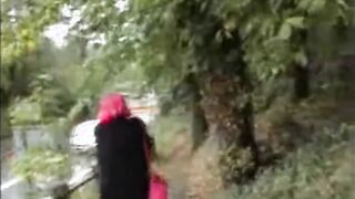 Pregnant Lassie wants to got caught inside Outdoor
