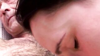 Italian amateur with vulgar chick #1 - three sex tape