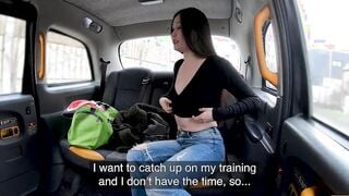 Fake Taxi – Freaky chinese milf gets naked inside her gym outfit before rides a huge dick