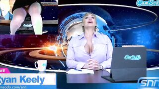 Camsoda - Crazy Blonde Milf Ride Sybian Until Wild Orgasm Live On Air