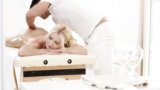 WHITEBOXXX - (Lika Model, Kristof Cale) - Goddess Oil Grind With Skinny Blonde 19 Yo Turns In Extreme Sexsual Sex