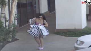Petite dark haired Eighteen with tiny hooters and a super sexy face enjoy the bbcs