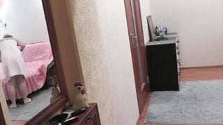 What does ex-wife when hubby is away? Goddess mommy Milf Frina her typical 1 day. Treason. Sex. Nude at home. Whore ex-wife Bimbo. Cuckold. Bushy vagina. Natural breasts Milf. Shower cabin. Toilet. Private porn