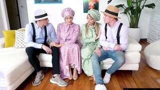 Amish cougar moms swap their stepsons