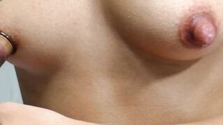 Hardcore nipples having fun with pumpers