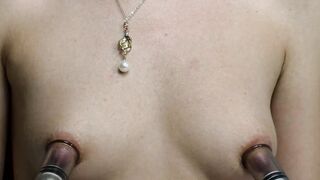 Hardcore nipples having fun with pumpers