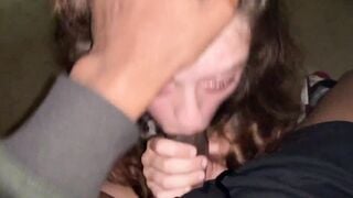 freaky snow bunnys take two big black dick for dinner while her BF see