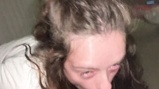freaky snow bunnys take two big black dick for dinner while her BF see