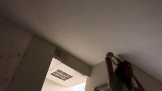 freaky snow bunnys take two big black dick for dinner while her BF see