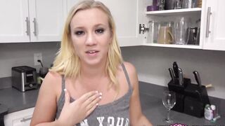 Blonde Step Sister Bailey Brooke Gets Vagina Covered inside Cum