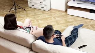 Daddy, we were just having fun clip game and then your son banged me