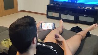 my step sister caught me masturbating and watching porn so she made me a head