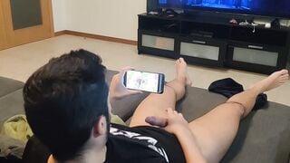my step sister caught me masturbating and watching porn so she made me a head
