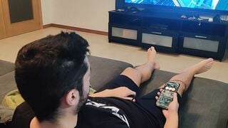 my step sister caught me masturbating and watching porn so she made me a head