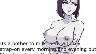 FayGrey, Raven trains you to be a cumslut Part. two (Fem Dom cei joi assplay with Futa coach)
