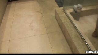 AMATEUR YOUNG HISPANIC FIANCE CAUGHT INSIDE SHOWER