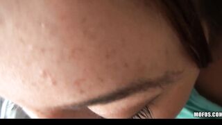 BIG TITTED DARK HAIRED BARELY LEGAL PURE LETS boyfriend BANGED HER