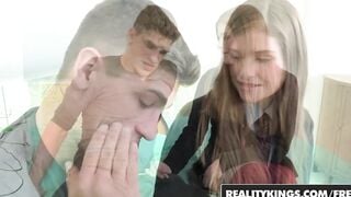Reality Kings - Lara Brookes - College Girl gets nailed inside her adorable uniform