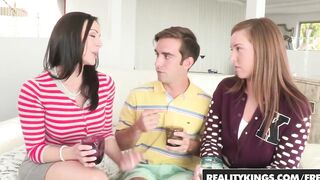 Reality Kings - Maddy Oreilly & Kendra Lust - Cougar trains her lil women how to suck dick