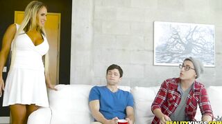 Reality Kings - Banging the babe cougar and cumming on her breasts