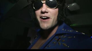 Party of big boobed college girls riding long-cock into the nightclub VIP