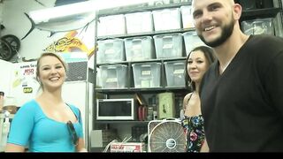 Adorable amateur surfer chick is paid to flash & screwed for money