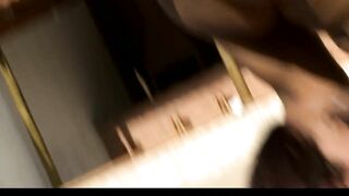 Amazing long-ass Hispanic amateur loves hard-anal sex